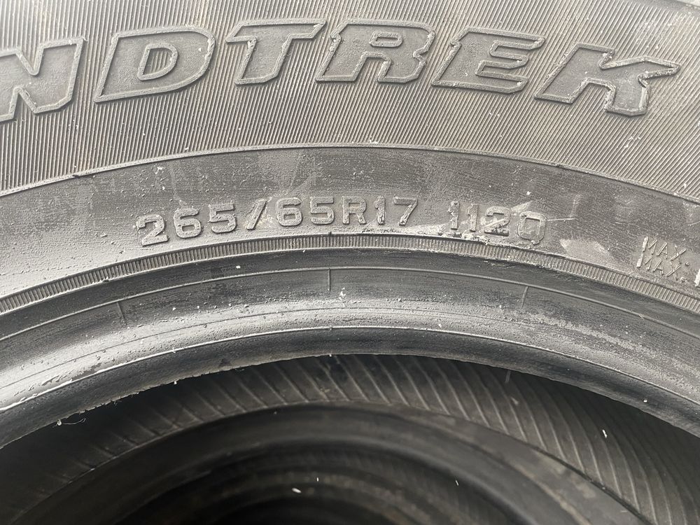 Резина Dunlop 265/65/17