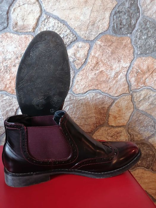 Pantofi 41, vișiniu închis