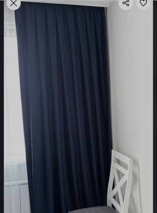 Срочно продам штор с тюлью