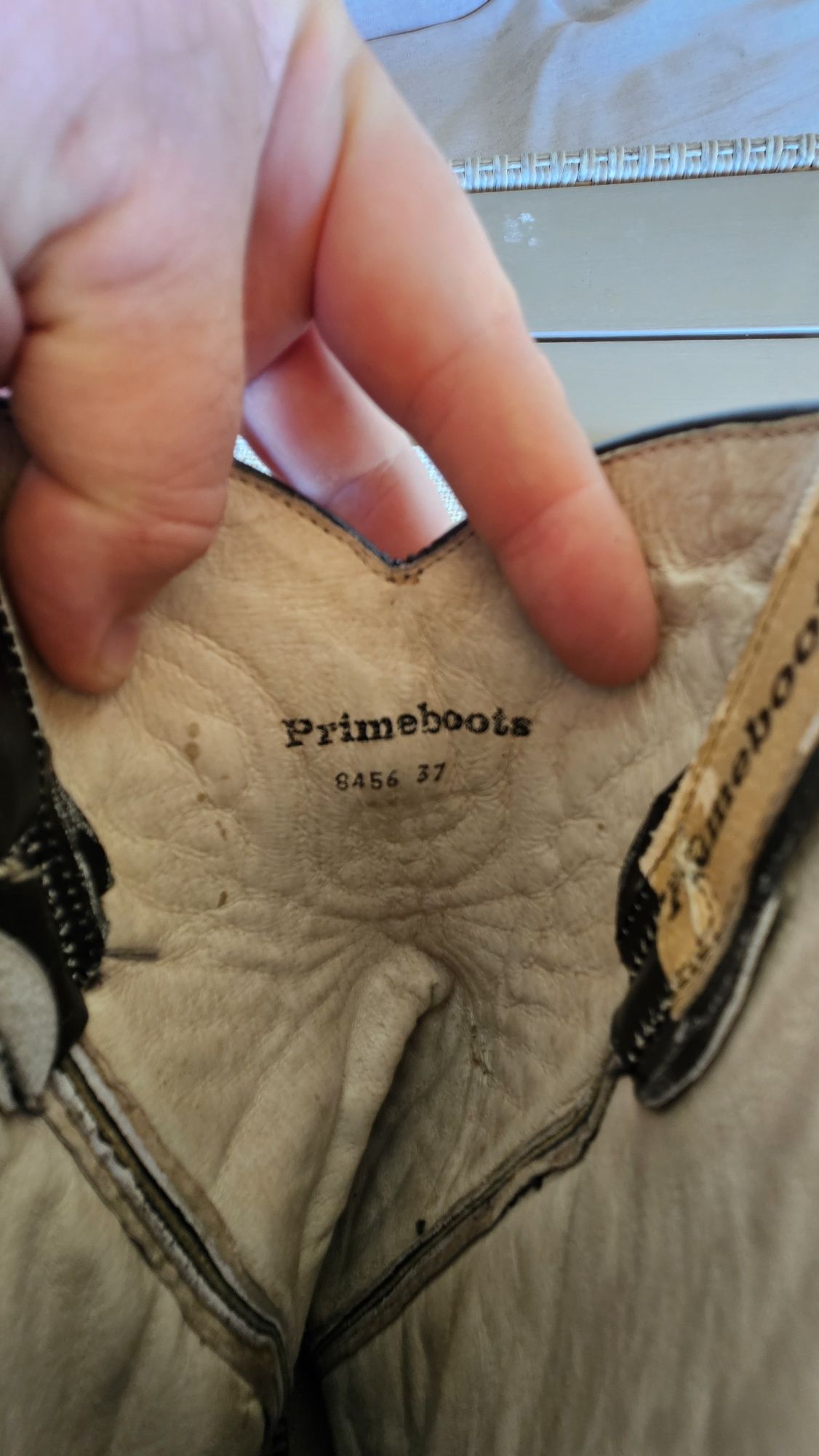 Cizme piele cowboy primeboots 37