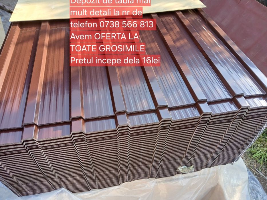 Depozit de tabla Cutata Valcea transport gratuit în toată tar preț neg