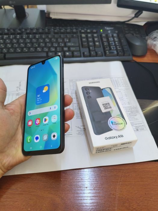 Samsung A16 6/128gb(2025) ideal iwlawi zur aybi yuq tozza telefon uy