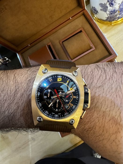 Wyler Code R 18k rose gold золотые часы 750