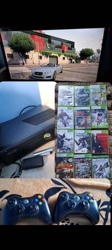 Vand Xbox 360 in perfecta stare
Doua manete,toate cablurile incluse si