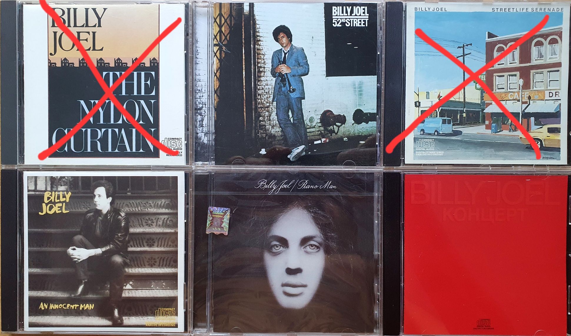 Colectie CD-uri Billy Joel, originale USA