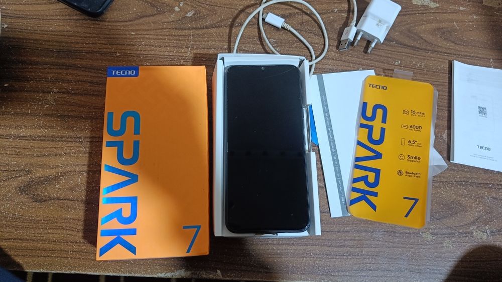 Techno spark 7 karobka dakument sotiladi
