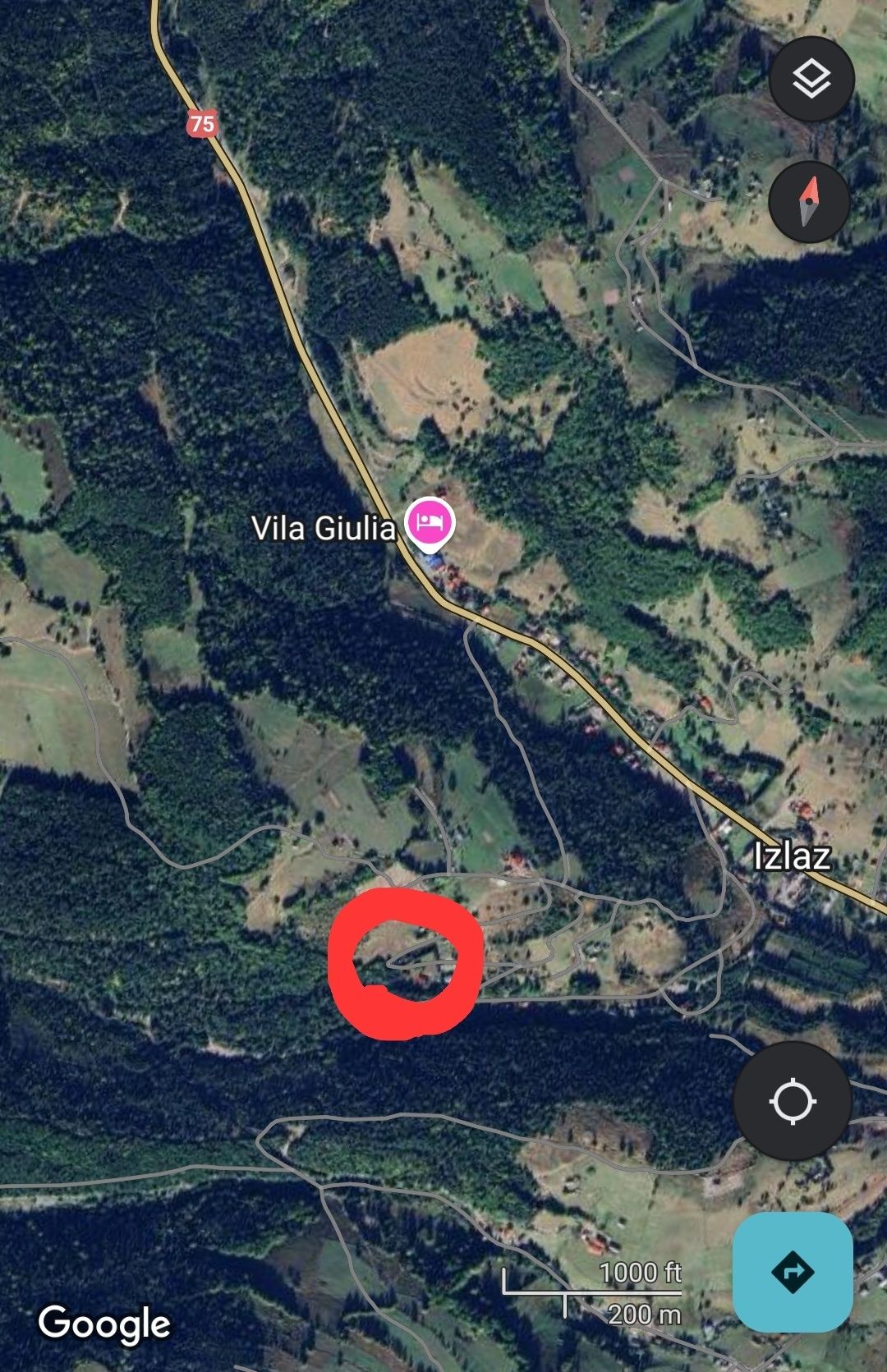Vând teren zona Arieseni 2090mp