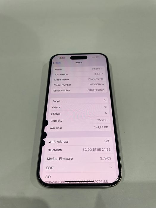 IPhone 15 Pro 256GB 90 % Батерия