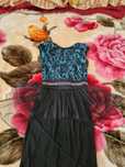 Rochie eleganta, cu spatele gol si inseritie de tull