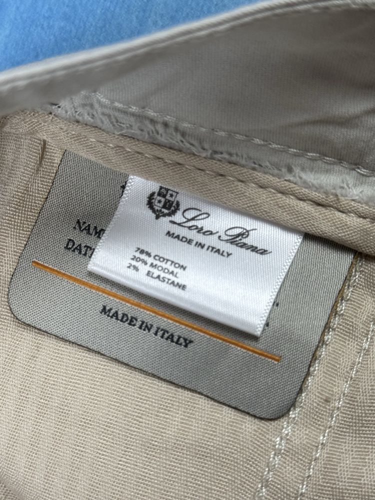 Pantaloni Loro Piana Premium Super Top s-xxl