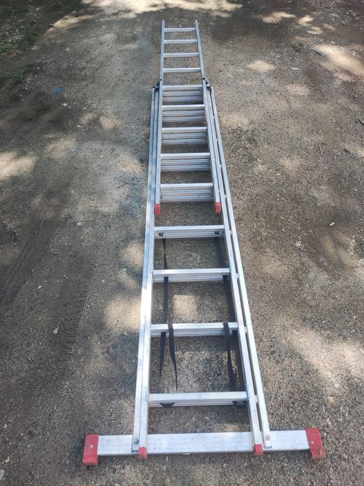Vind scară aluminiu 3 segmente