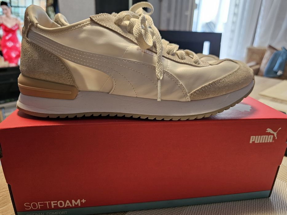 Puma Маратонки R78 WIND NYLON Warm White-PUMA White-Des
