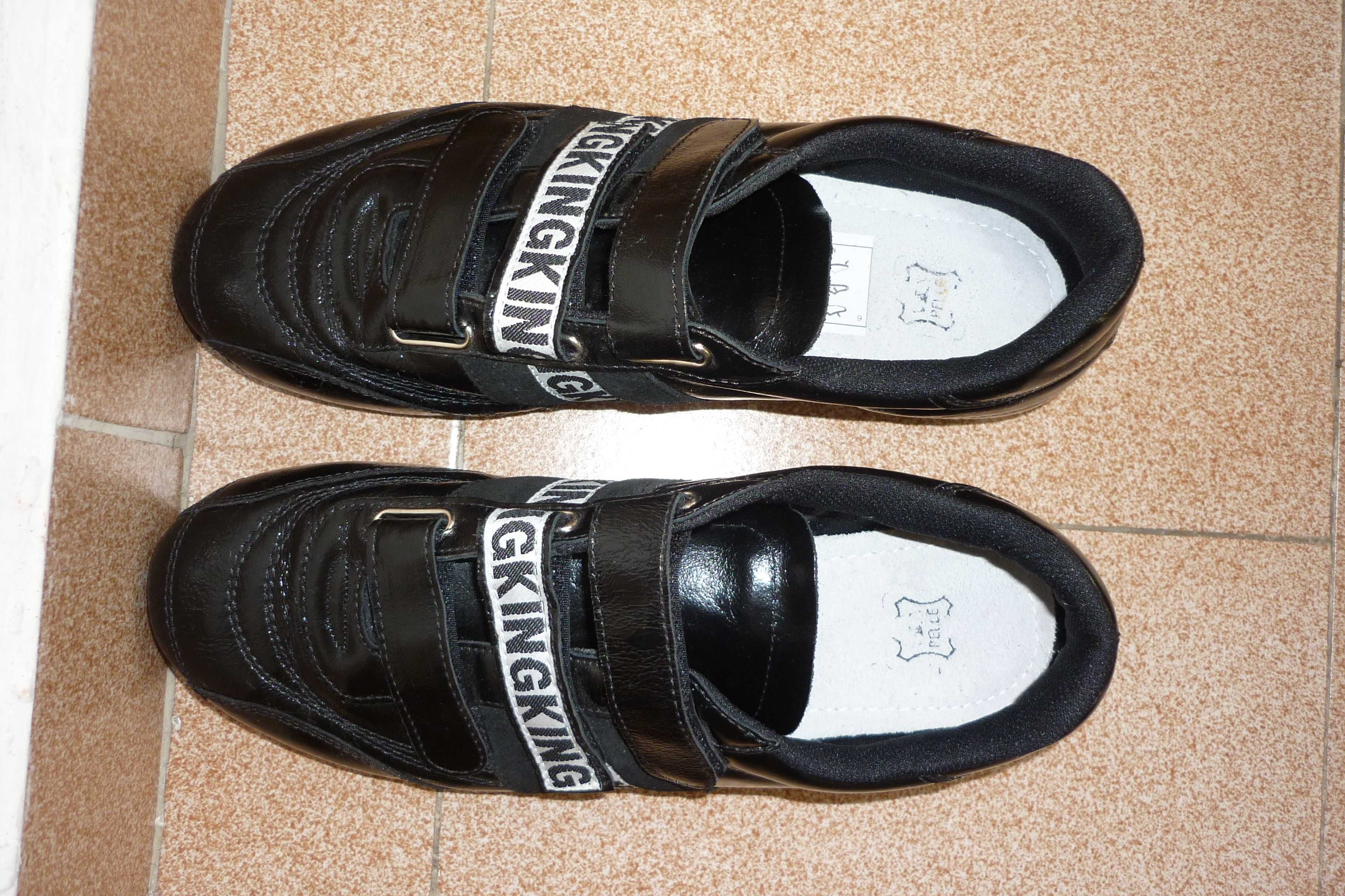 Италиански спортно-елегантни обувки естествена кожа - № 43