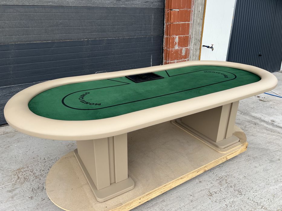 Masa Poker Monte Carlo + Jetoane Poker Ceramice Monte Carlo stoc