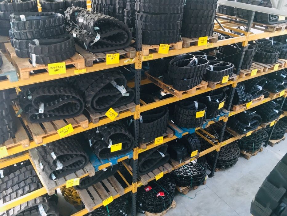 Senile cauciuc miniexcavatoare Takeuchi, Komatsu, Volvo, Caterpillar