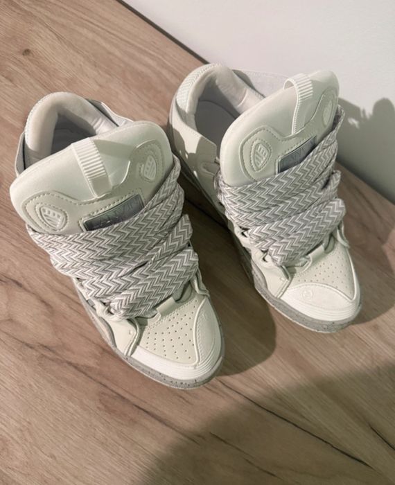 Lanvin curb gri cu alb