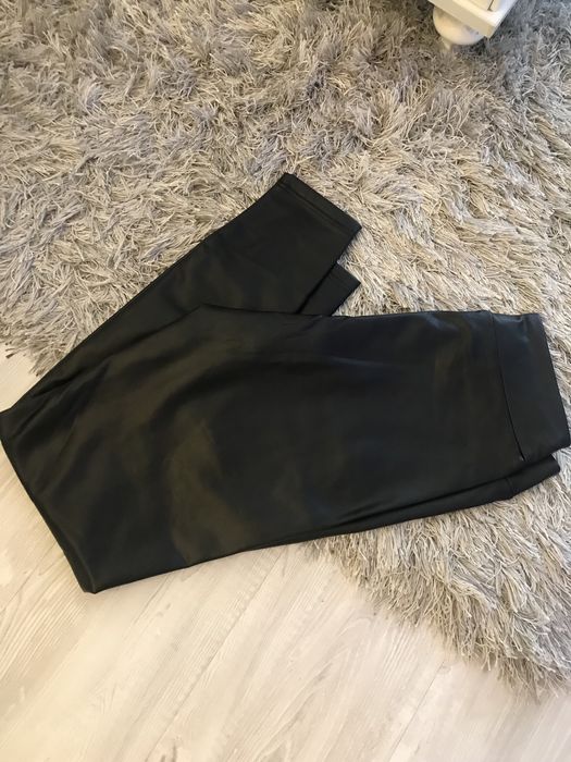 Дамски дънки Stradivarius , Mom jeans , кожен клин