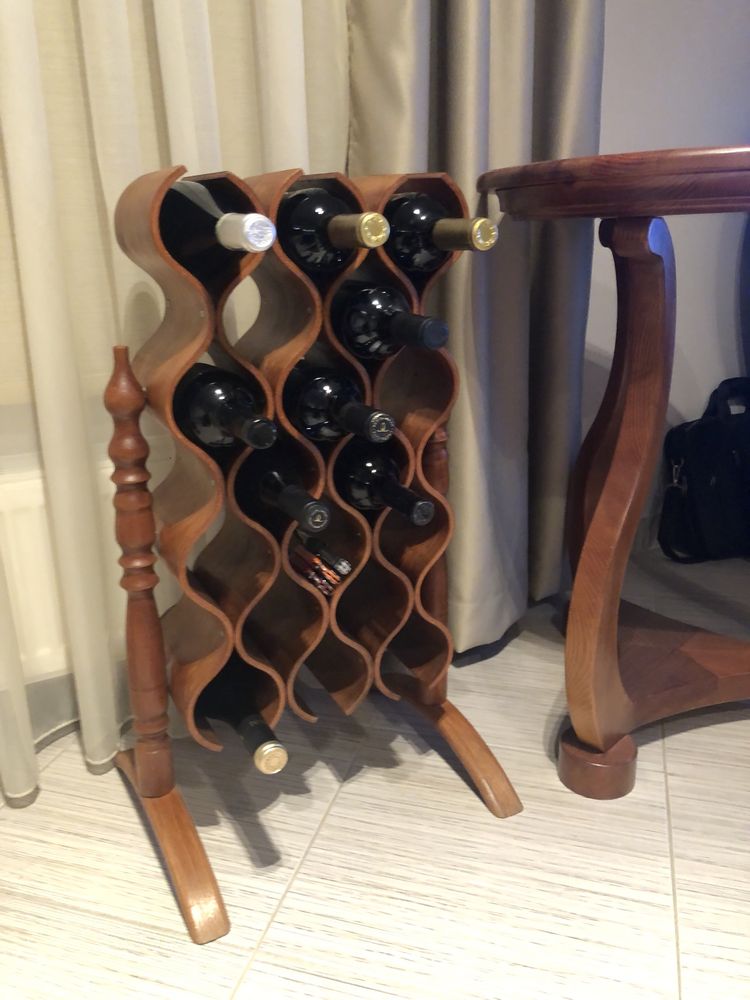 Дизайнерска стойка за вино Legnoart Bottle Rack