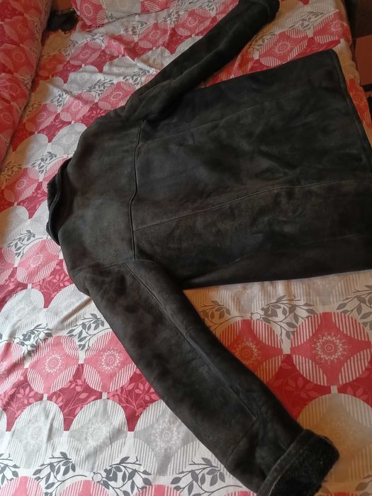 Geaca bărbați iarna tip cojoc / blana, marime XL- XXL ,călduroasă