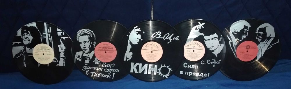 Продам ВИНИЛ-СУВЕНИР пластинка. Цой. Высоцкий. и т.п.