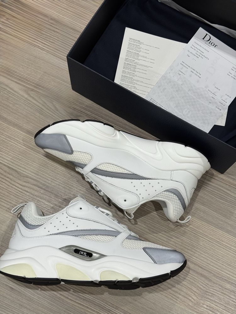 Dior B22 White Silver