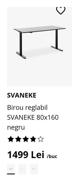 Vand birou electric reglabil pe înălțime