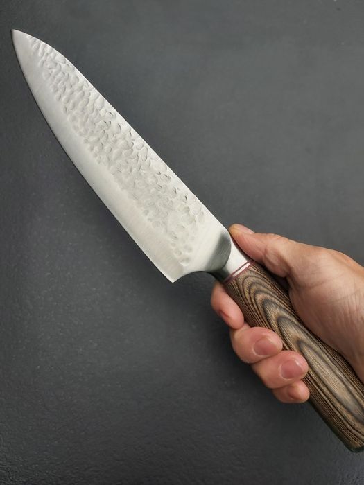 Готварски нож с дървена дръжка 2 модела,S122