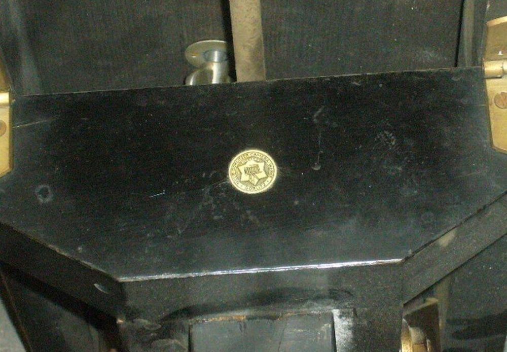 Stativ camera-foto antic din lemn.Neue Gorlitz