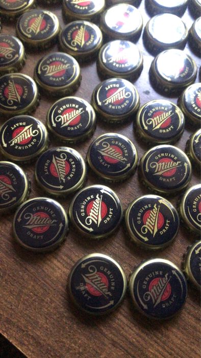 Железные крышки от пивы Miller (К коллекционерам)