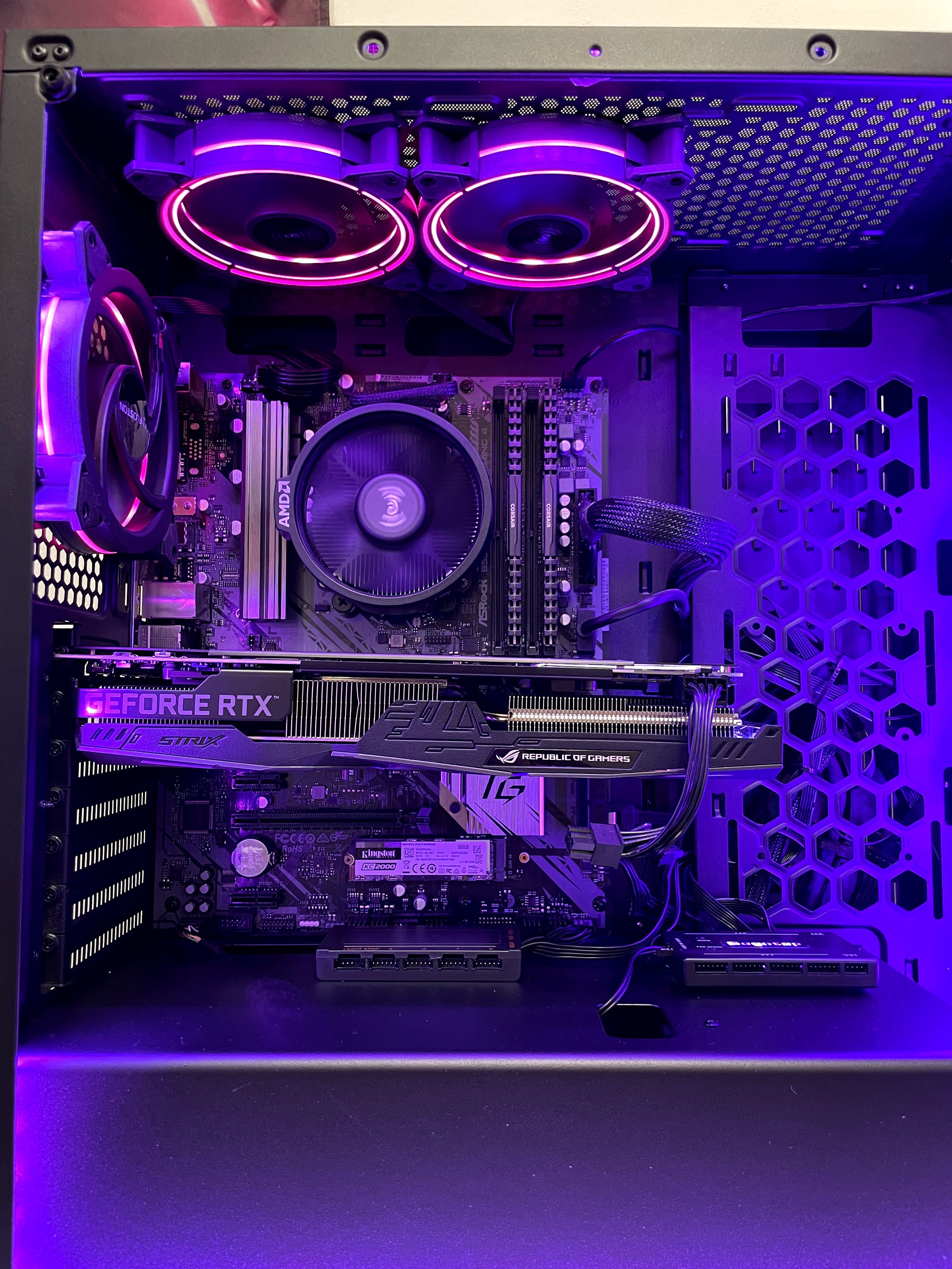 PC Gaming Ryzen 5 5600X + RTX 2060 - 16GB RAM, SSD 750 GB +HDD 2TB