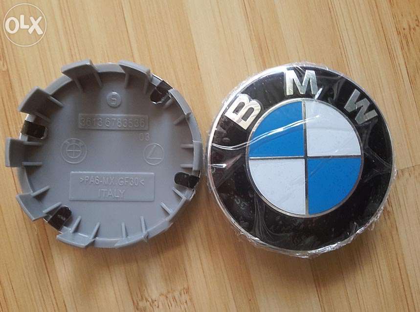 Capacele centrale BMW NOI pt jante aliaj ORIGINALE 68 mm + BONUS