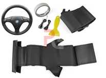 Husa volan piele negru 38 cm. BMW – E36, E39, E46
