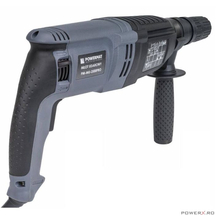 Rotopercutor Sds + Burghie Bormasina Percutie Powermat 2500W 3.2J PRO