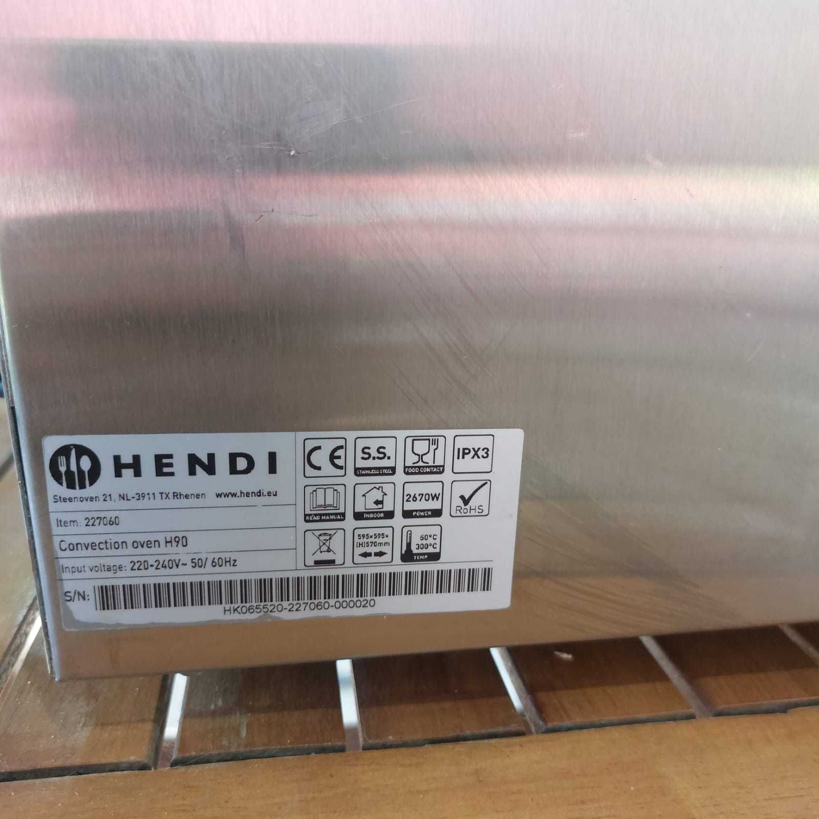 Vand Cuptor convectie Hendi H90, 4 tavi 438x315 mm incluse.