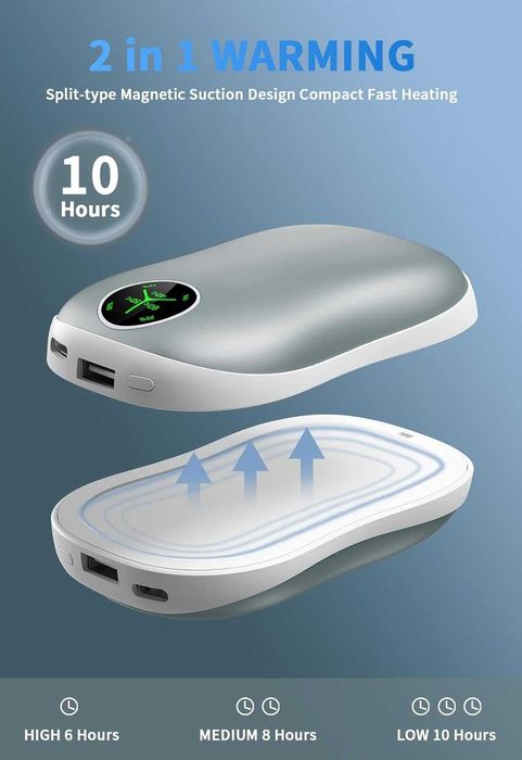 Incalzitor pentru maini cu powerbank  5000mAh*2