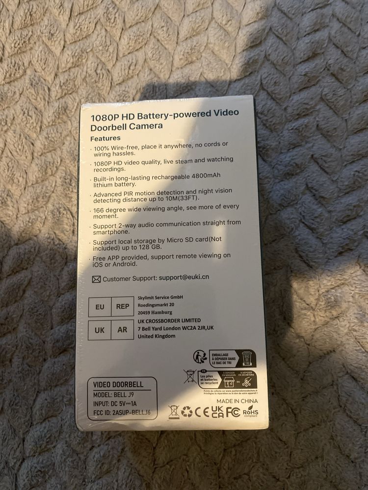 Sonerie video wireless EUKI