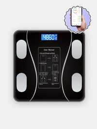 Умные весы напольные электронные, смарт-весы, Bluetooth, 180кг