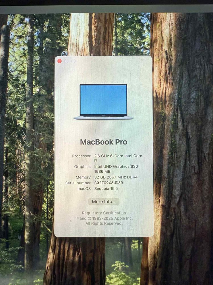 MacBook Pro 16 inch