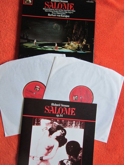 vinil rar Strauss Salome Karajan  ‎-1978 Germany impecabile