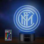 INTER MILANO оригинална 3D лампа с дистанционно