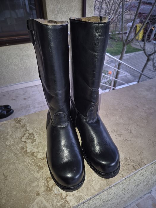 Cizme piele îmblanite nr. 42 bărbați