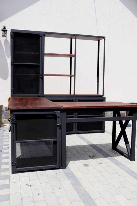 Mobilier pe comanda.Birou si comoda+ raft stil industrial.Orice model