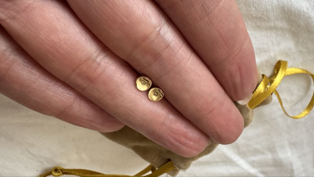 Cercei aur 585 diamante