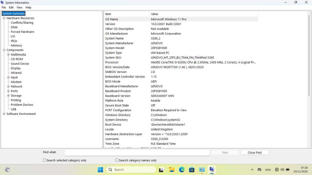 Продавам лаптоп Lenovo x260