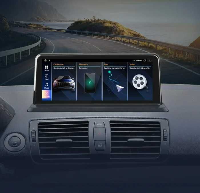 Navigatie  Andorid BMW  seria 1 E81 E82 E87 E88 2005-2012, Carplay