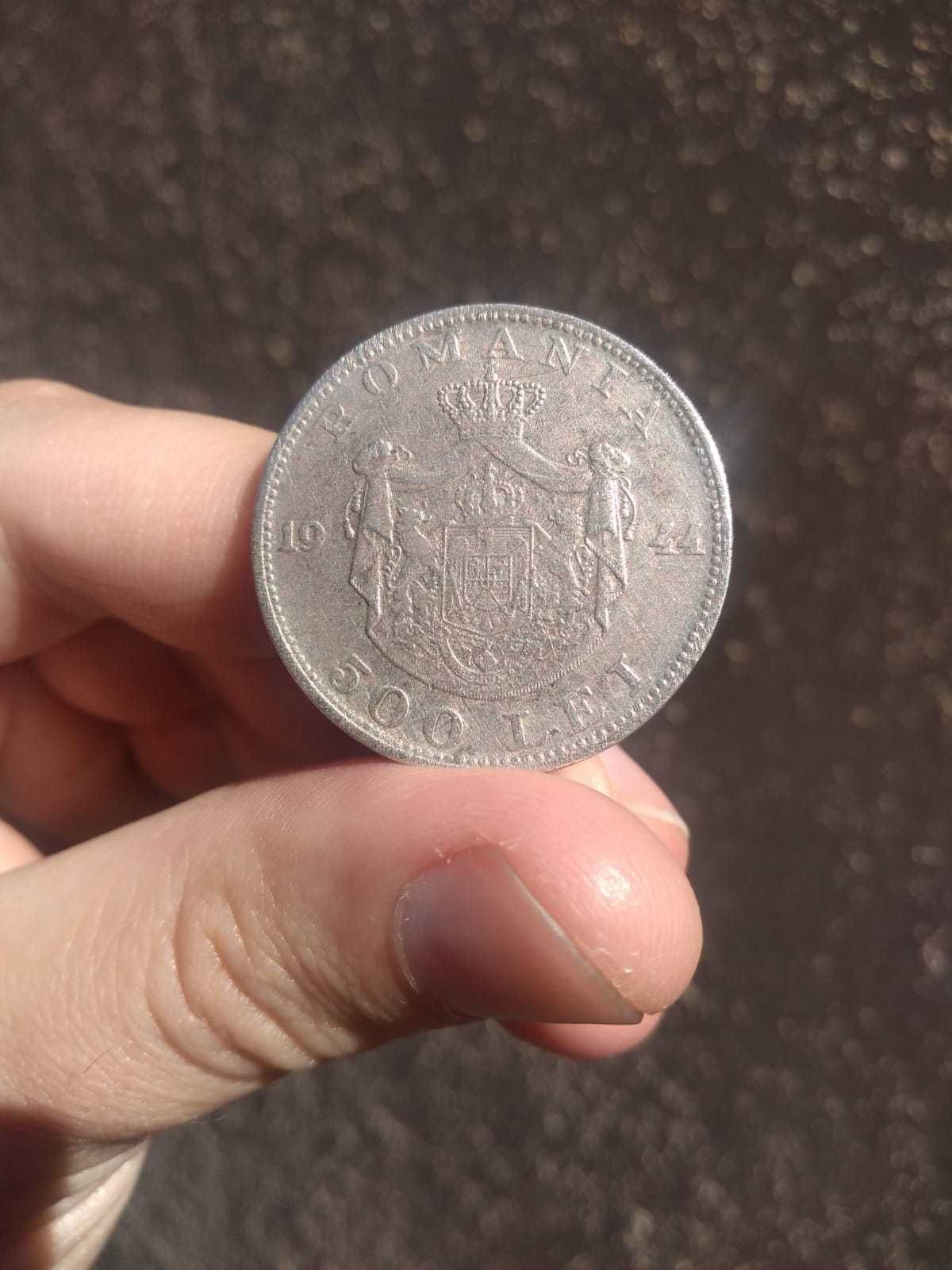 Moneda de argint 500 lei 1944