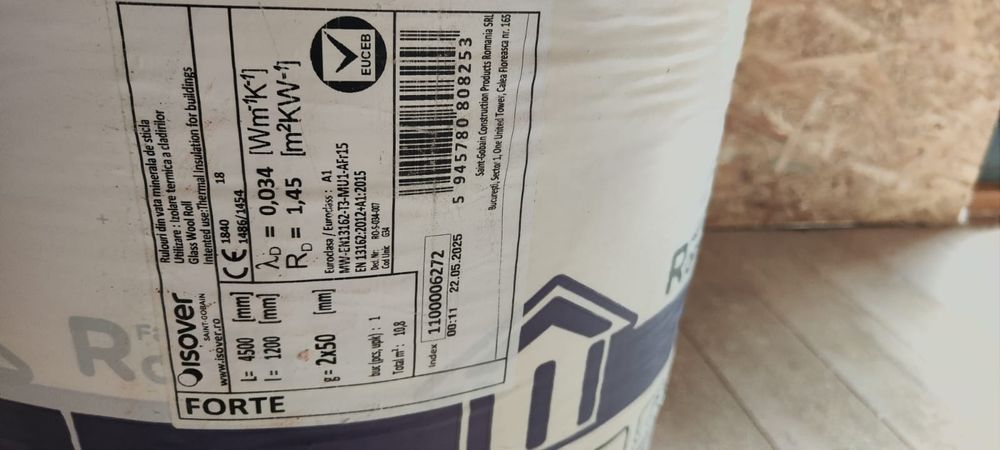 Vata minerala Isover forte