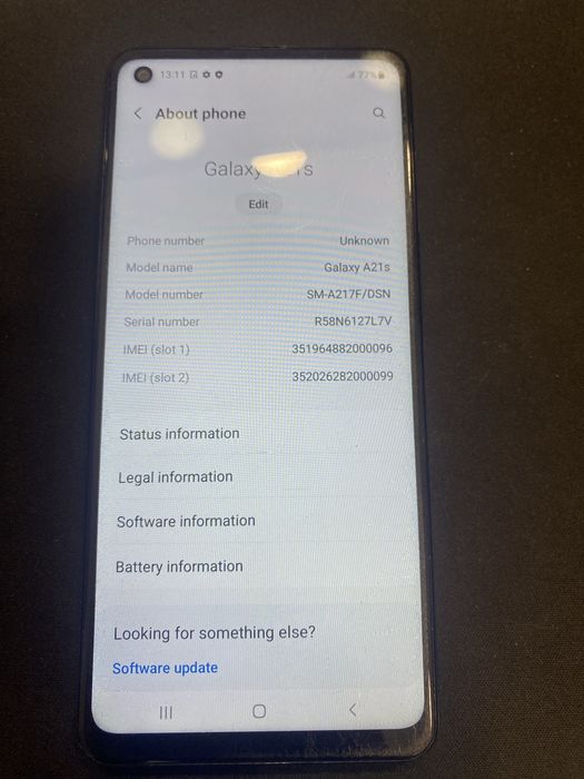 Samsung A21S 32 Gb id-bxf160