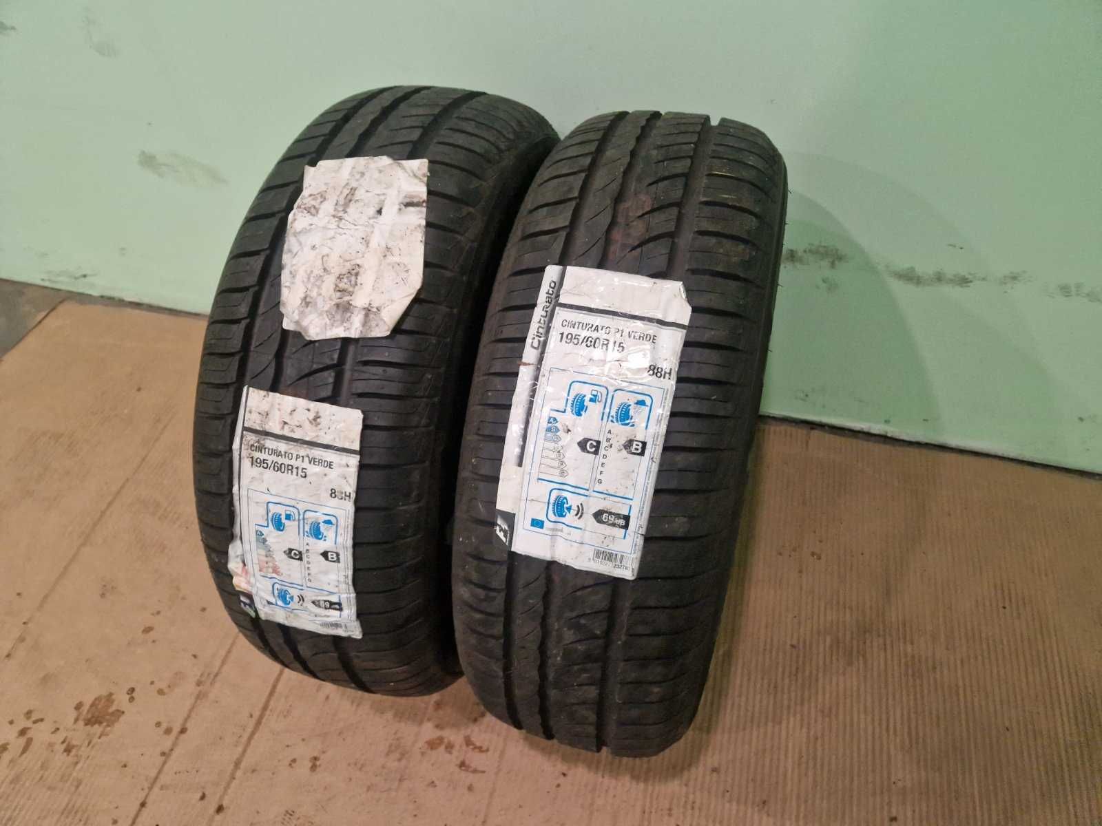 2 Pirelli 15 195/60/ 
нови летни гуми 
DOT1019