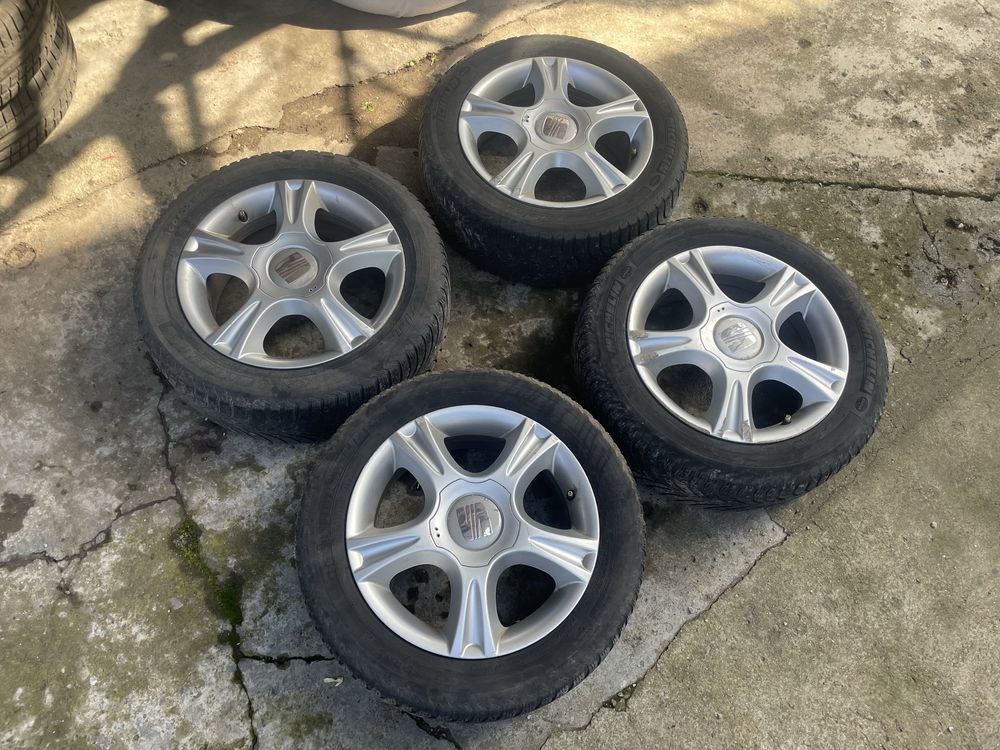 Джанти 15-ски 5х100 с гуми за Seat